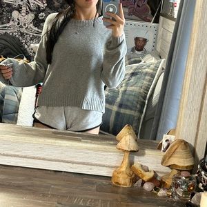 Grey Hollister Sweater